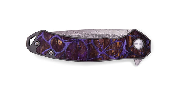 EDC Wood+Resin Pocket Knife - Tabitha (Spring, 643949)