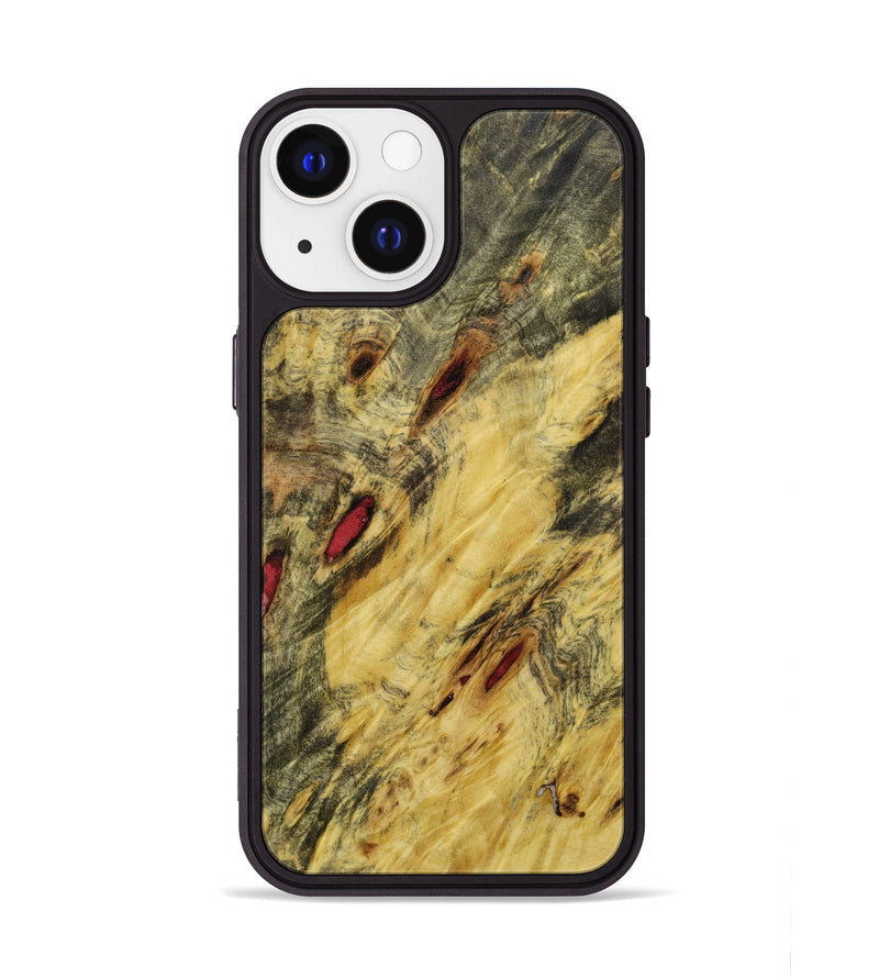 iPhone 13 Wood+Resin Phone Case - Cecilia (Wood Burl, 646564)