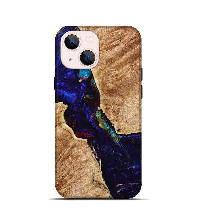 iPhone 13 mini Wood+Resin Live Edge Phone Case - Piper (Artist Pick, 638148)