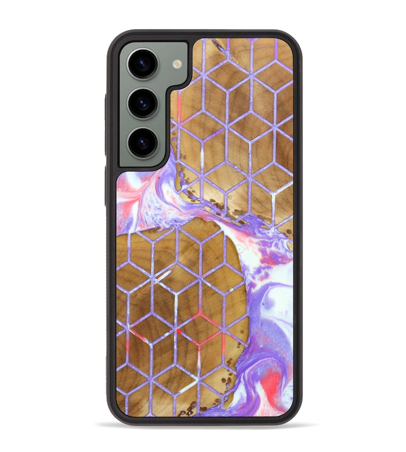 Galaxy S23 Plus Wood+Resin Phone Case - Marcy (Pattern, 631460)