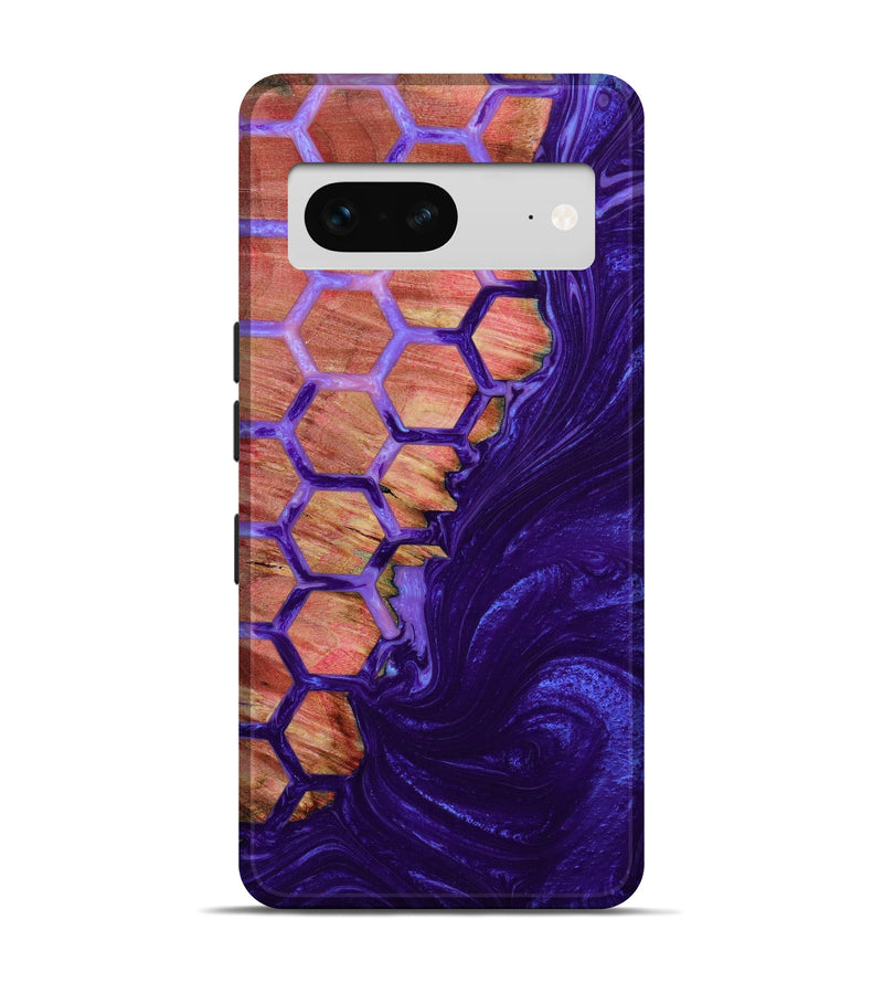 Pixel 7 Wood+Resin Live Edge Phone Case - Ari (Pattern, 646897)
