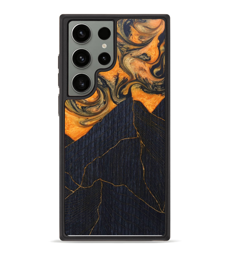 Galaxy S23 Ultra Wood+Resin Phone Case - Marybeth (Lava, 625095)