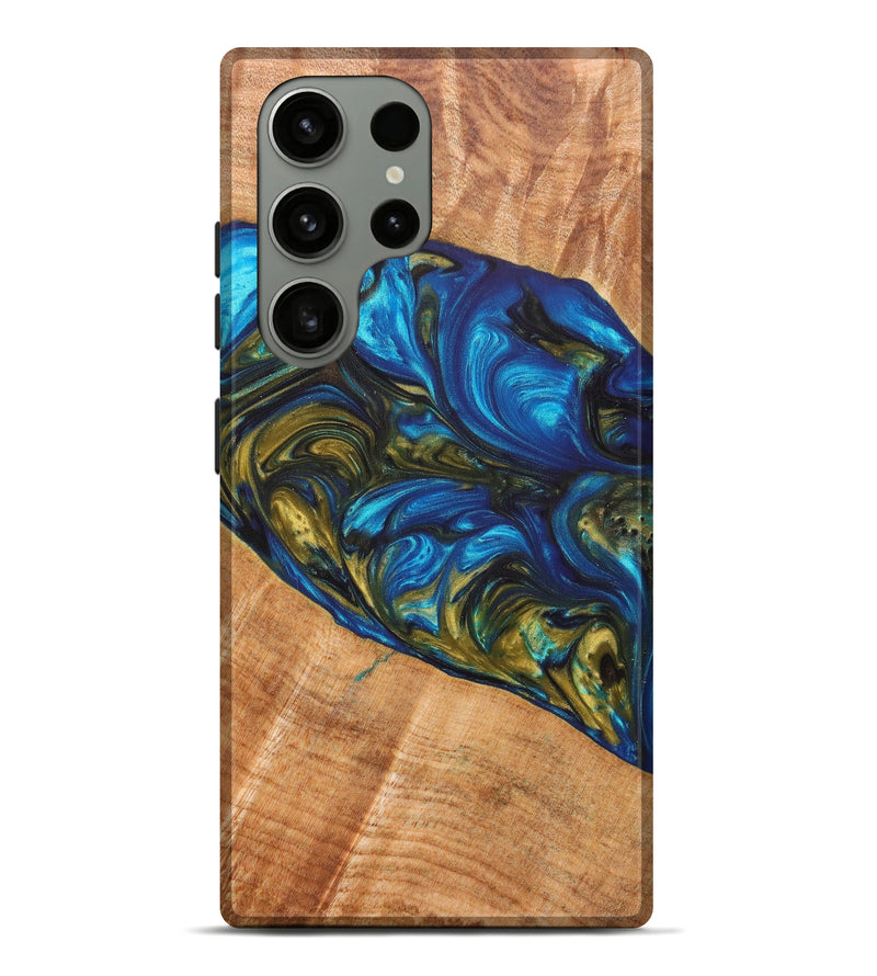 Galaxy S23 Ultra Wood+Resin Live Edge Phone Case - Carmela (Artist Pick, 627991)