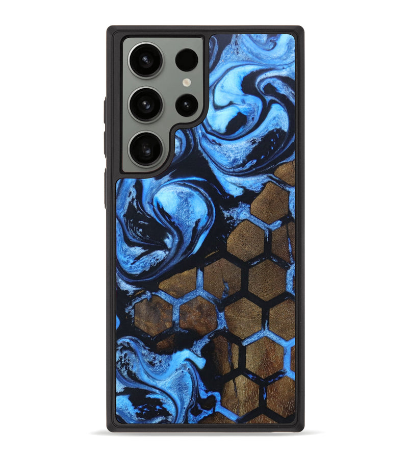 Galaxy S23 Ultra Wood+Resin Phone Case - Araya (Pattern, 625701)