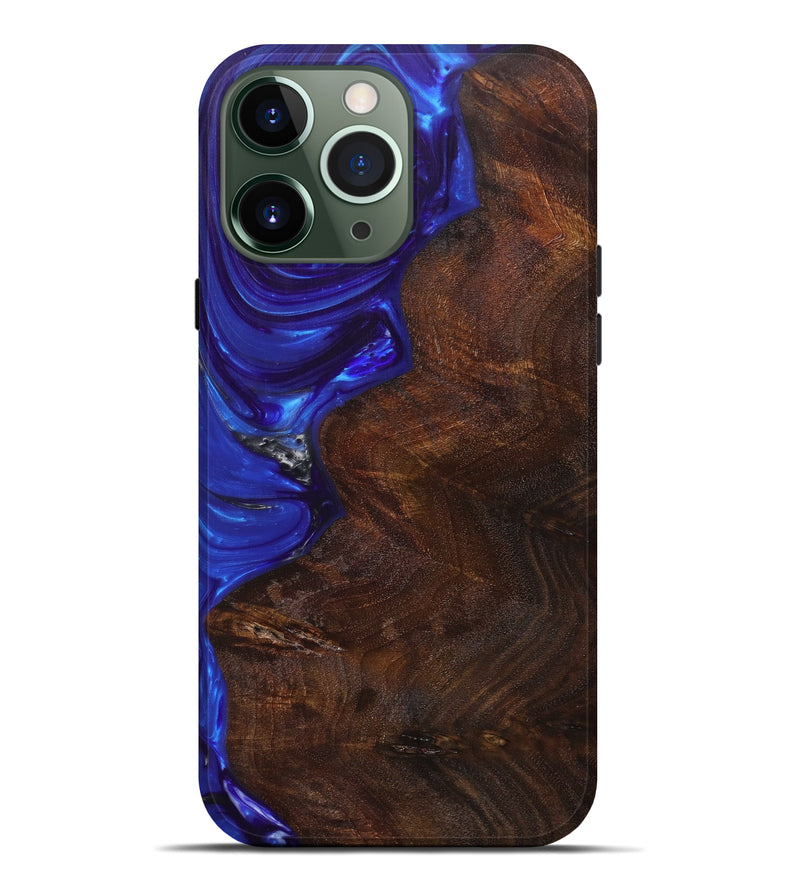 iPhone 13 Pro Max Wood+Resin Live Edge Phone Case - Alexa (Purple, 621653)