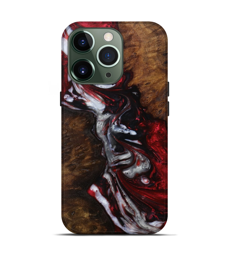 iPhone 13 Pro Wood+Resin Live Edge Phone Case - Rigoberto (Artist Pick, 610781)