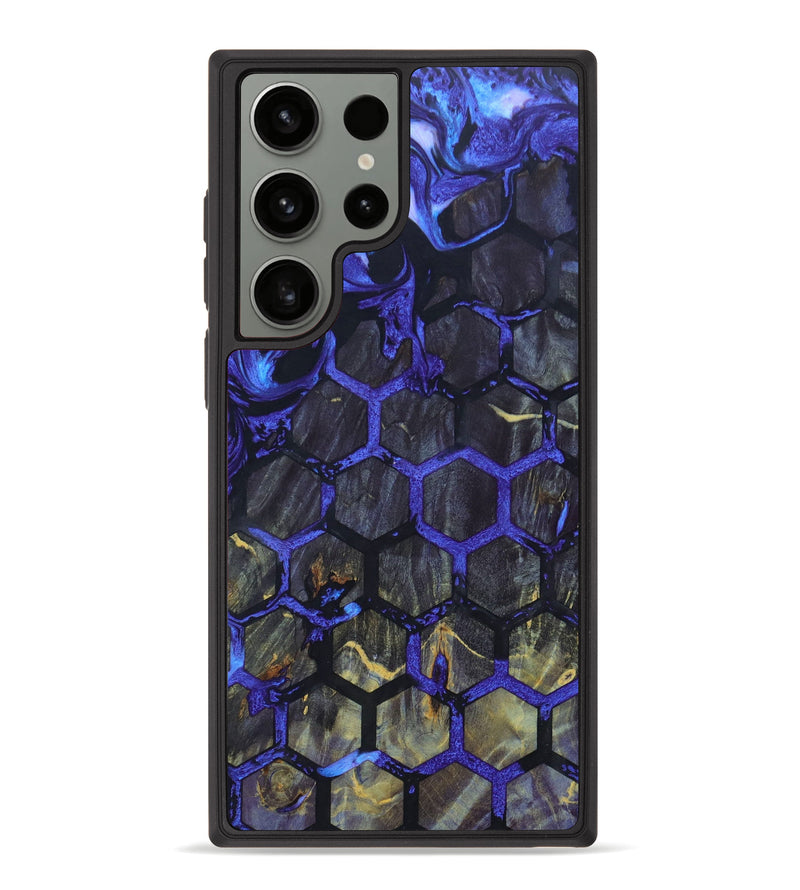 Galaxy S23 Ultra Wood+Resin Phone Case - Preslee (Pattern, 628401)