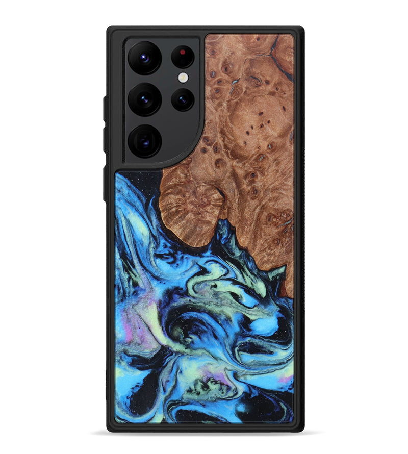 Galaxy S22 Ultra Wood+Resin Phone Case - Sabastian (Aurora, 617654)