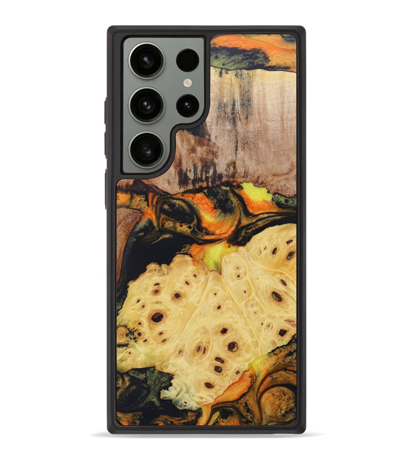 Galaxy S23 Ultra Wood+Resin Phone Case - Irma (Mosaic, 623052)