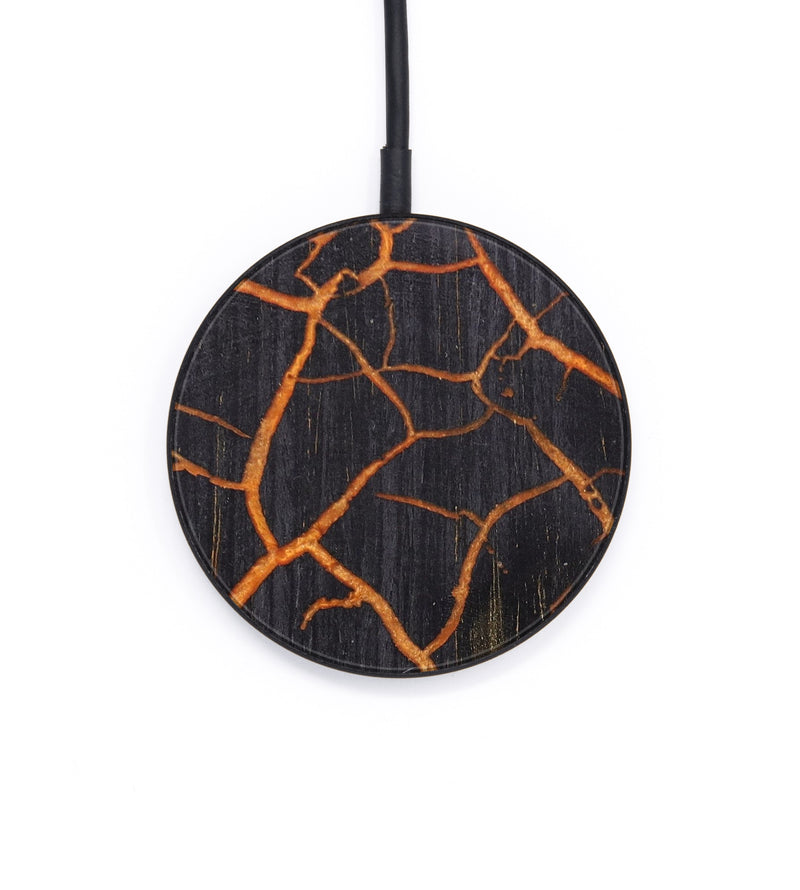 Circle Wood+Resin Wireless Charger - Shemar (Lava, 625110)