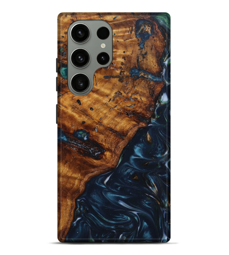 Galaxy S23 Ultra Wood+Resin Live Edge Phone Case - Tyrone (Artist Pick, 644481)