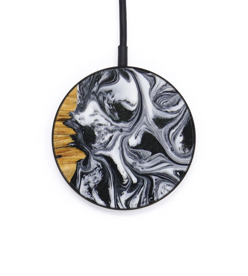 Circle Wood+Resin Wireless Charger - Joan (Artist Pick, 646974)