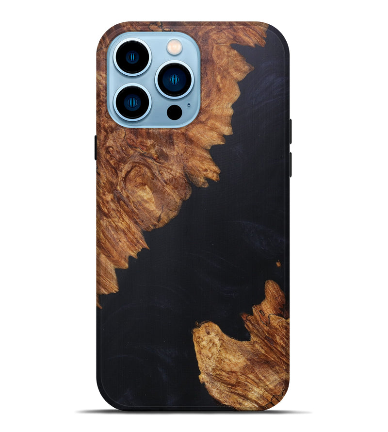 iPhone 14 Pro Max Wood+Resin Live Edge Phone Case - Selvaraj (Artist Pick, 607249)