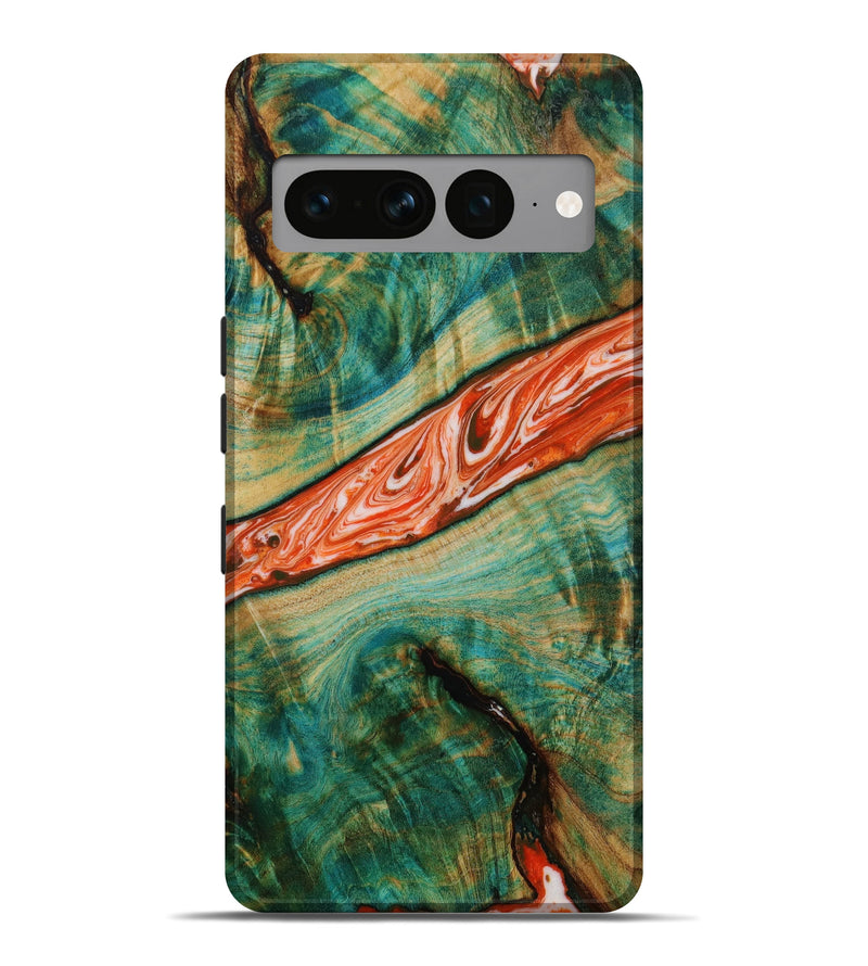 Pixel 7 Pro Wood+Resin Live Edge Phone Case - Damian (Artist Pick, 647651)