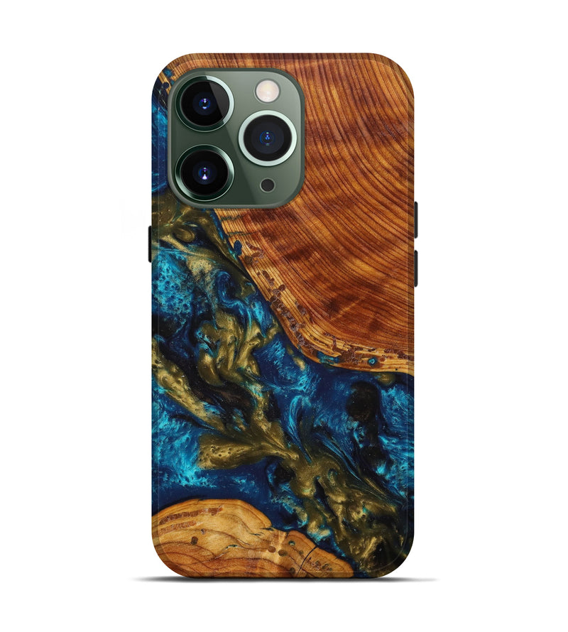 iPhone 13 Pro Wood+Resin Live Edge Phone Case - Beau (Artist Pick, 635134)