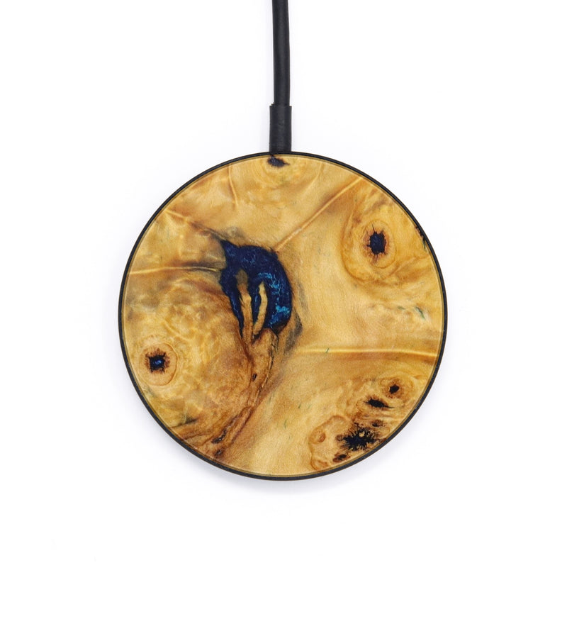Circle Burl Wood Wireless Charger - Christopher (Wood Burl, 644326)