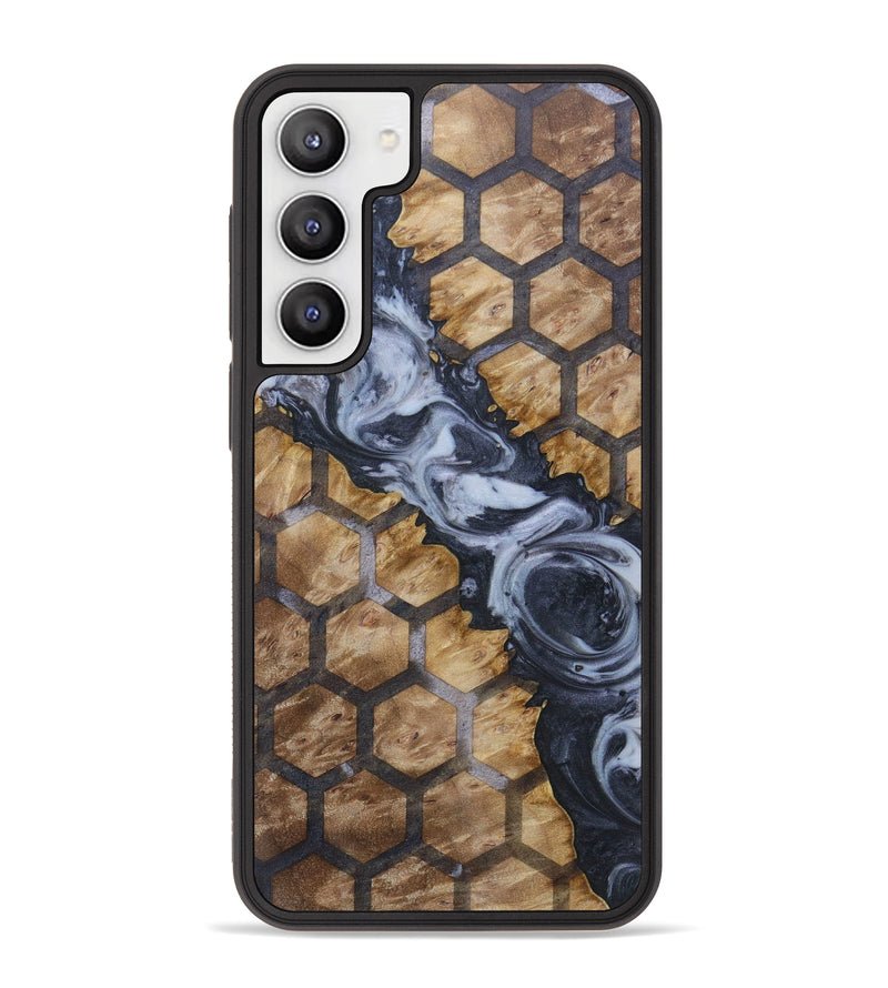 Galaxy S23 Plus Wood+Resin Phone Case - Chantal (Pattern, 621297)