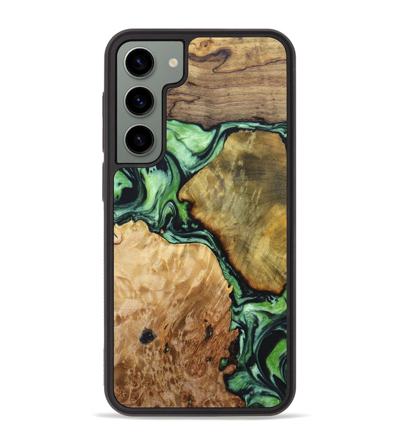 Galaxy S23 Plus Wood+Resin Phone Case - Edna (Mosaic, 635318)