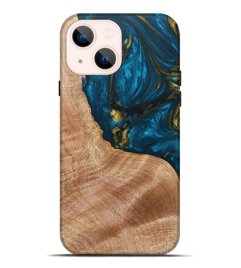 iPhone 14 Plus Wood+Resin Live Edge Phone Case - Brea (Artist Pick, 628522)