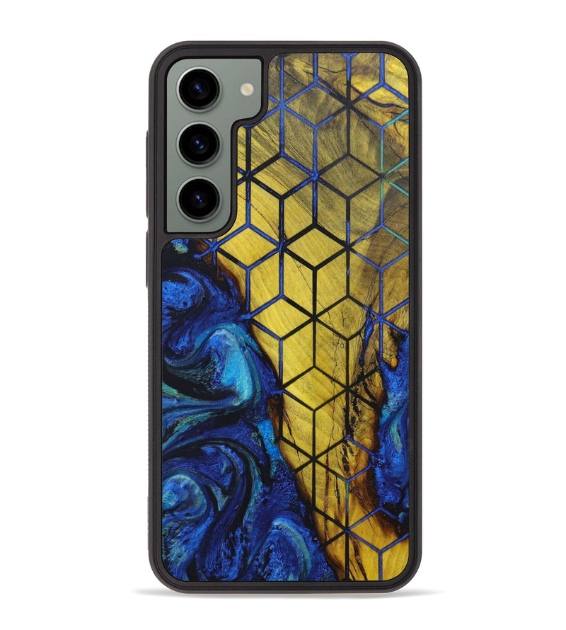 Galaxy S23 Plus Wood+Resin Phone Case - Jase (Pattern, 634593)