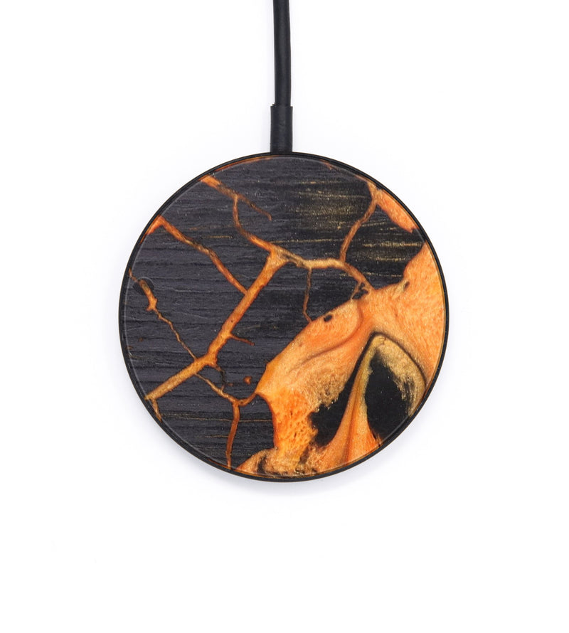 Circle Wood+Resin Wireless Charger - Lesley (Lava, 625118)
