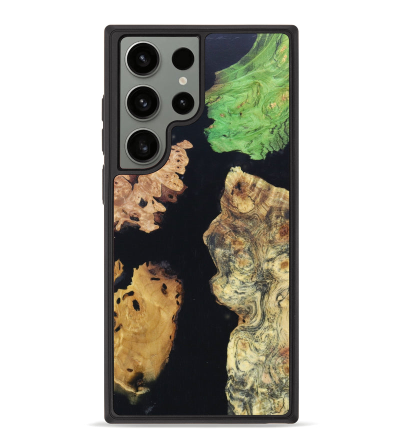Galaxy S23 Ultra Wood+Resin Phone Case - Tatiana (Mosaic, 623615)