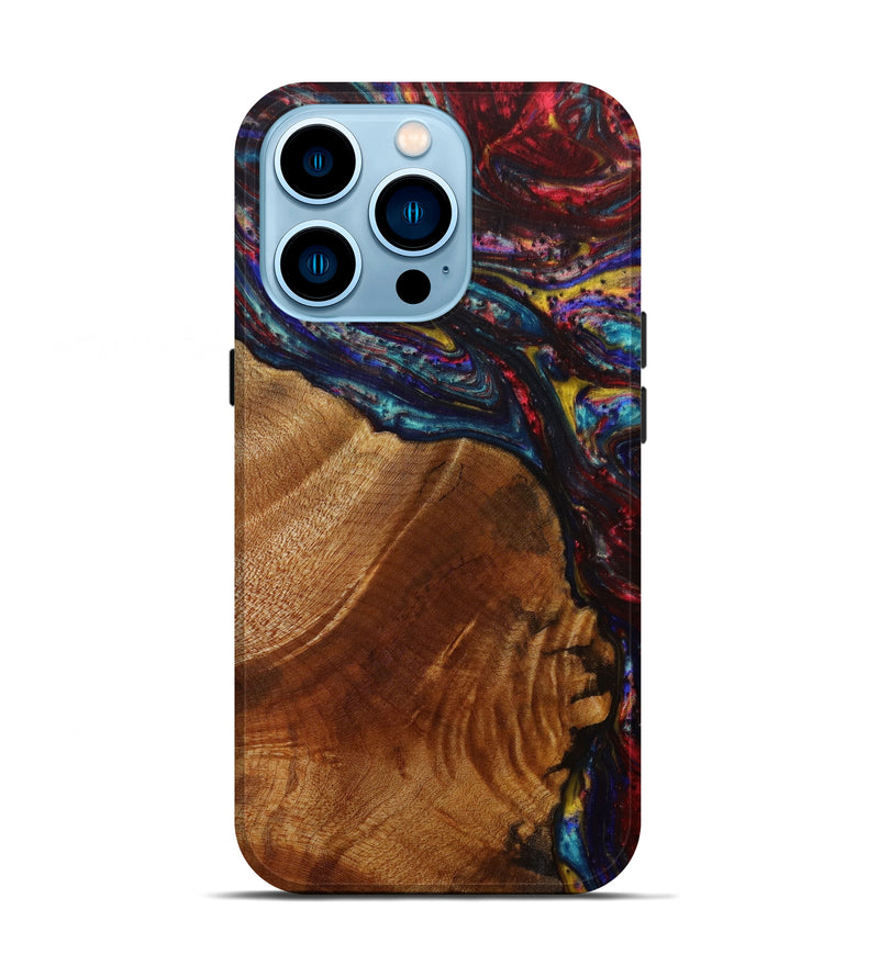 iPhone 14 Pro Wood+Resin Live Edge Phone Case - Darrell (Artist Pick, 610788)