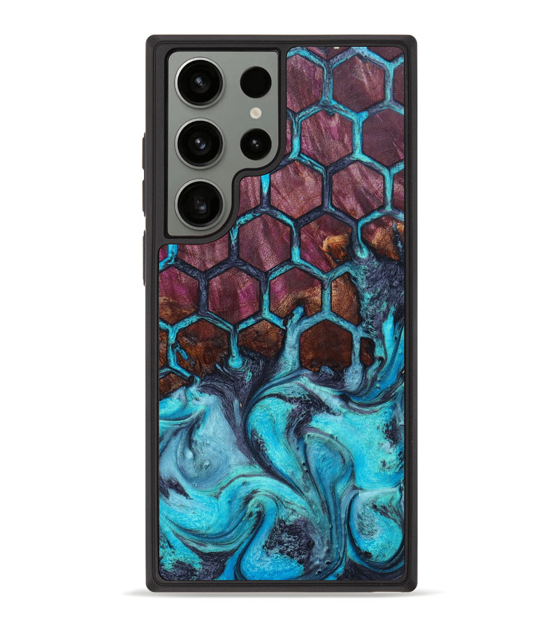 Galaxy S23 Ultra Wood+Resin Phone Case - Serenity (Pattern, 634563)