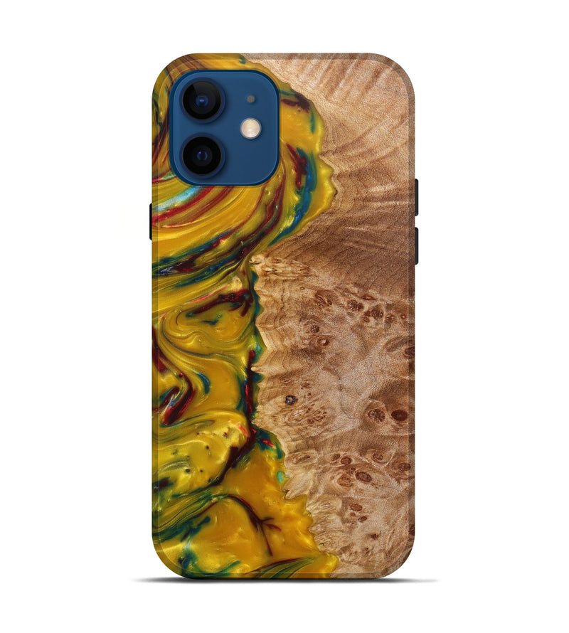 iPhone 12 Wood+Resin Live Edge Phone Case - Lucinda (Artist Pick, 636204)