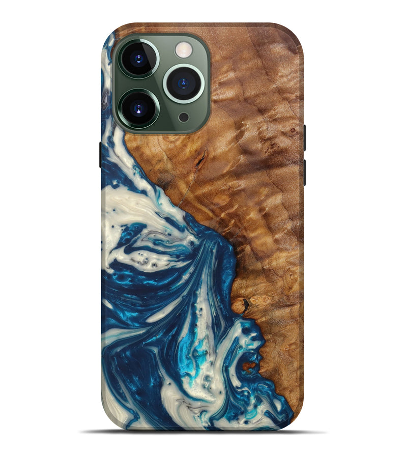 iPhone 13 Pro Max Wood+Resin Live Edge Phone Case - Macy (Artist Pick, 623171)