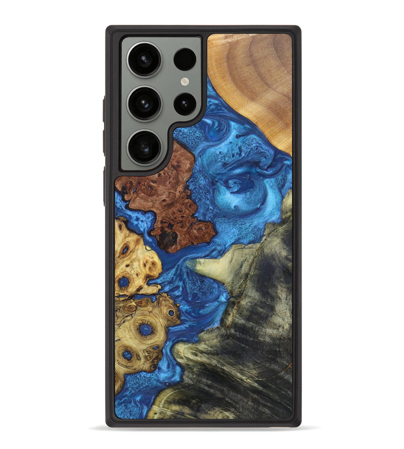 Galaxy S23 Ultra Wood+Resin Phone Case - Dhruv (Mosaic, 626195)