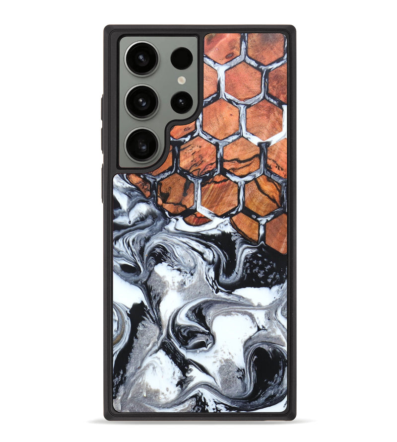 Galaxy S23 Ultra Wood+Resin Phone Case - Gunner (Pattern, 629394)