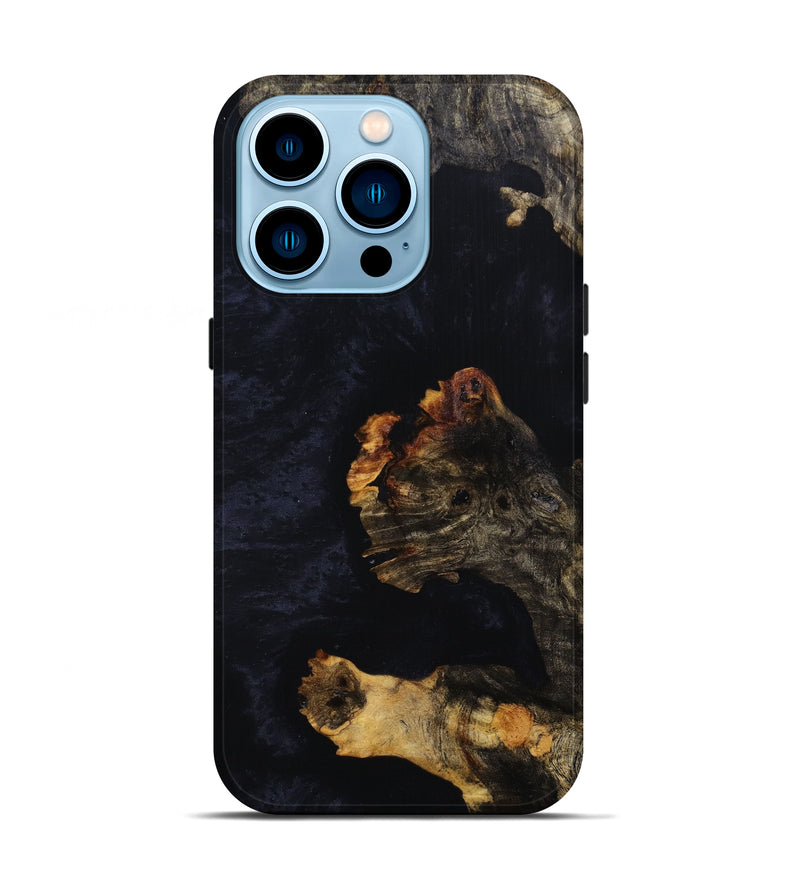 iPhone 14 Pro Wood+Resin Live Edge Phone Case - Amaya (Artist Pick, 638291)
