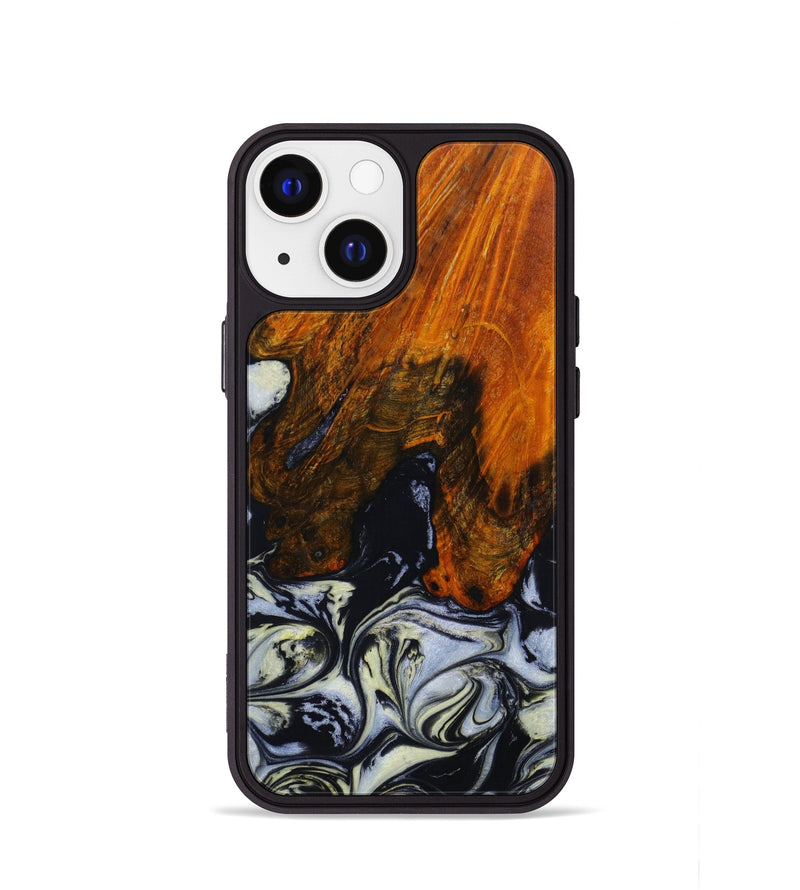 iPhone 13 mini Wood+Resin Phone Case - Hugo (Artist Pick, 648688)