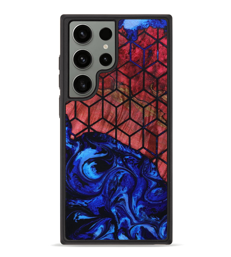 Galaxy S23 Ultra Wood+Resin Phone Case - Katelyn (Pattern, 646470)