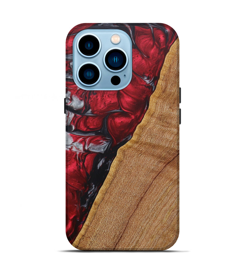 iPhone 14 Pro Wood+Resin Live Edge Phone Case - Syble (Artist Pick, 623211)