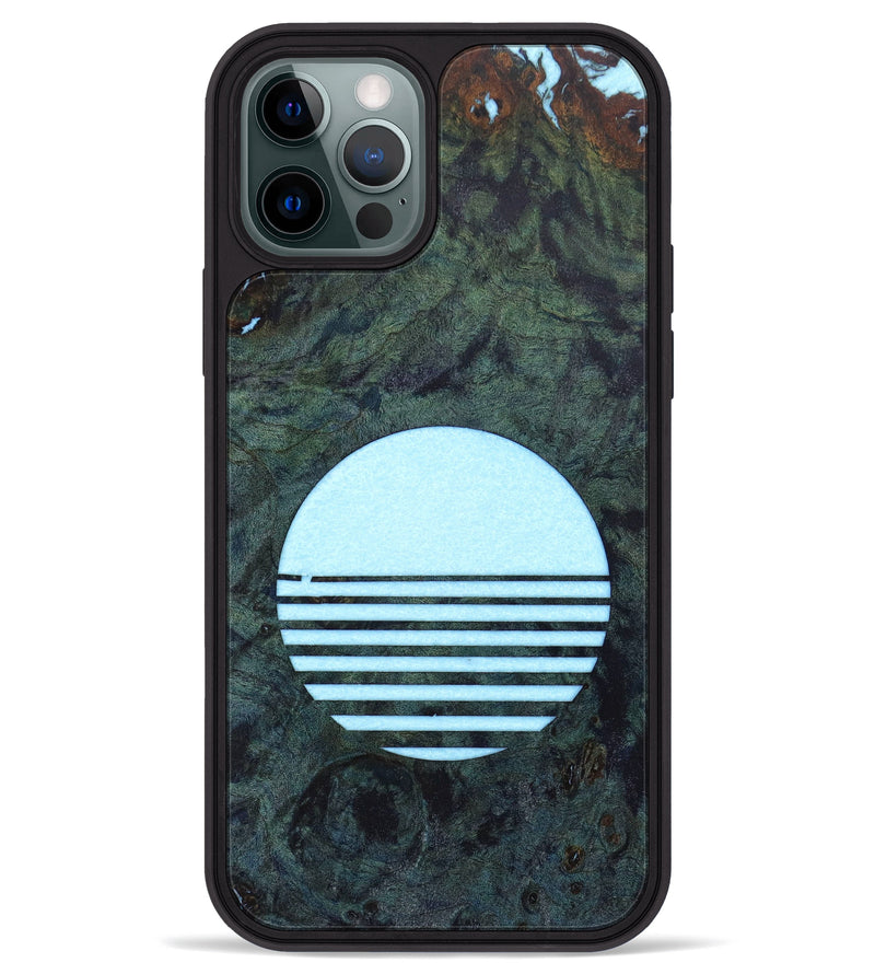 iPhone 12 Pro Max Wood+Resin Phone Case - Fiona (Retro, 636271)
