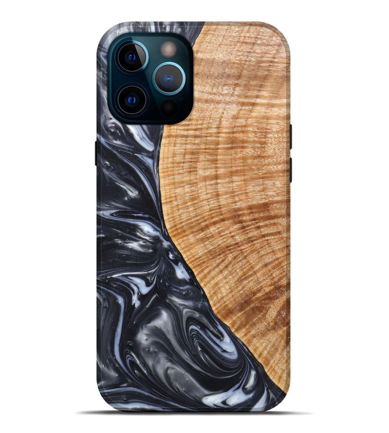 iPhone 12 Pro Max Wood+Resin Live Edge Phone Case - Holden (Metallic, 621624)