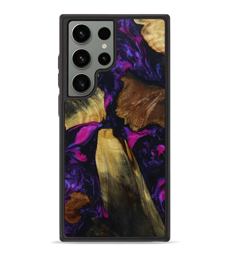 Galaxy S23 Ultra Wood+Resin Phone Case - Giuliana (Mosaic, 645506)