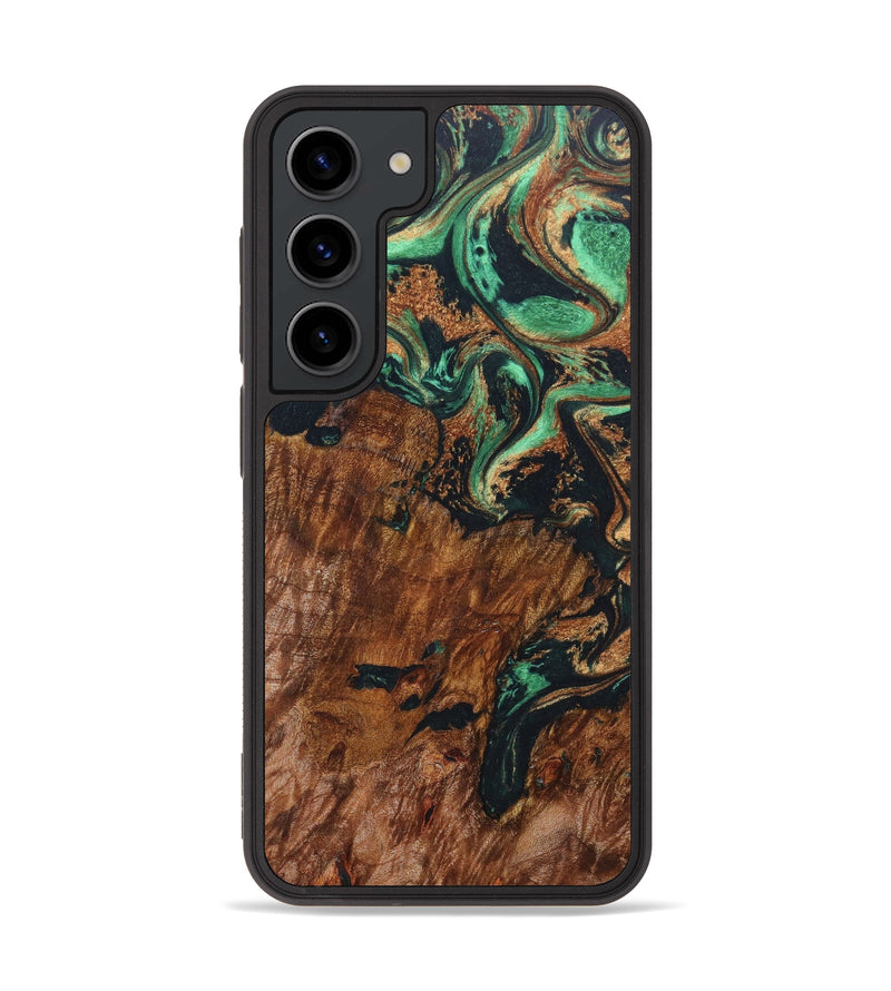 Galaxy S23 Wood+Resin Phone Case - Skylar (Green, 638368)