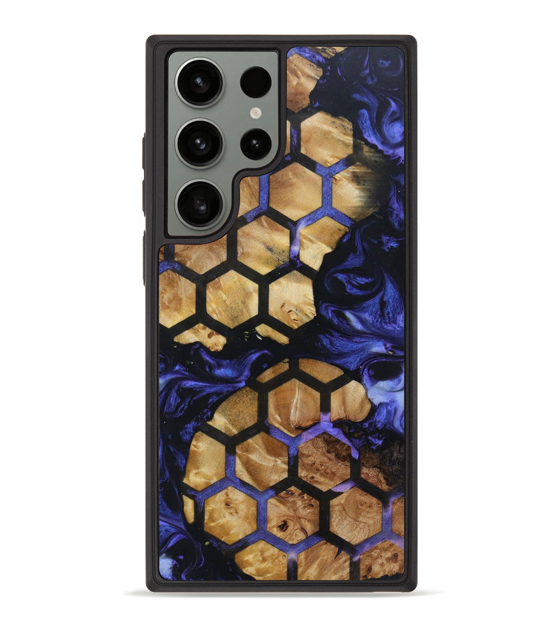 Galaxy S23 Ultra Wood+Resin Phone Case - Kip (Pattern, 623242)
