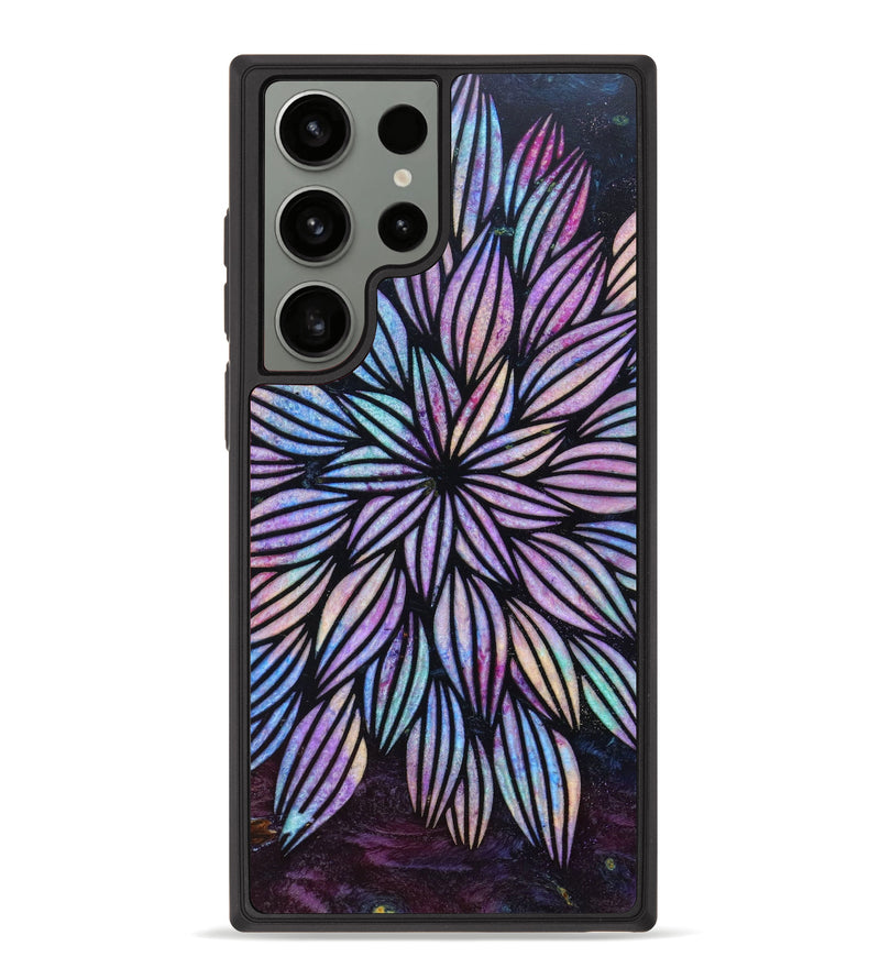Galaxy S23 Ultra Wood+Resin Phone Case - Davina (Pattern, 630037)