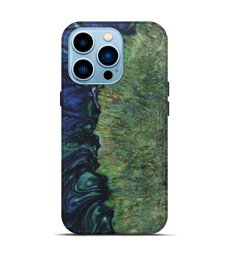 iPhone 14 Pro Wood+Resin Live Edge Phone Case - William (Artist Pick, 616664)