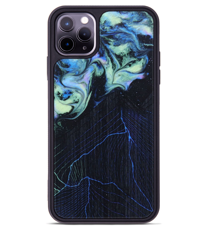 iPhone 11 Pro Max Wood+Resin Phone Case - Gunnar (Aurora, 618561)