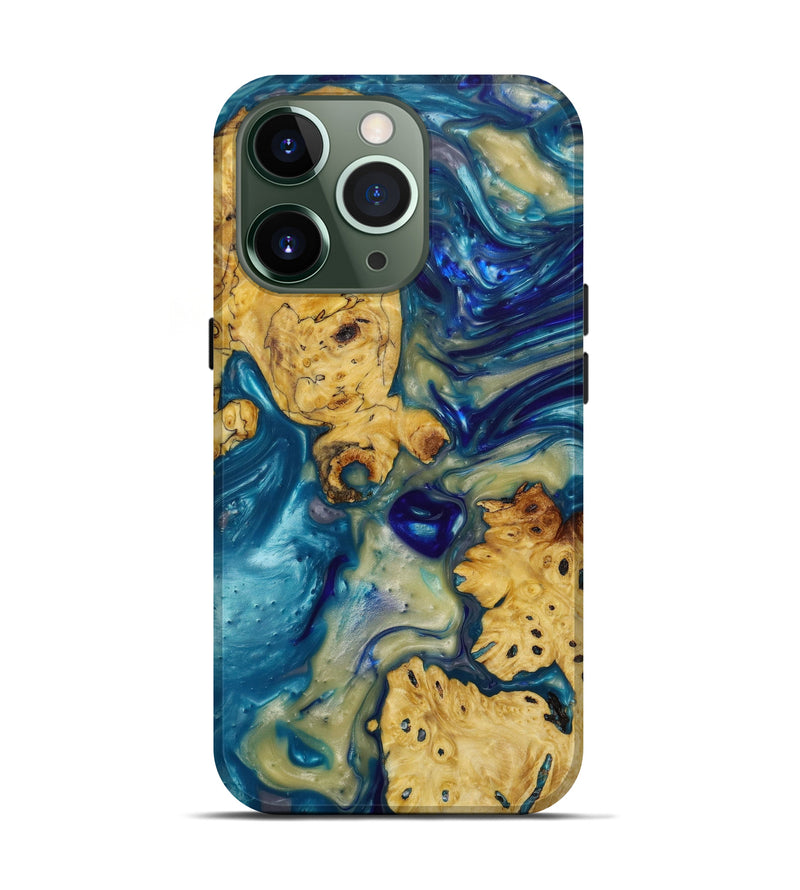 iPhone 13 Pro Wood+Resin Live Edge Phone Case - Keaton (Artist Pick, 647827)