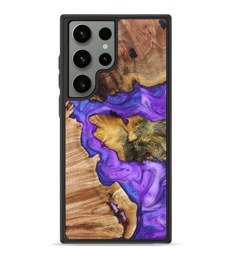 Galaxy S23 Ultra Wood+Resin Phone Case - Donn (Mosaic, 631832)