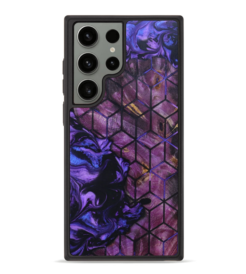 Galaxy S23 Ultra Wood+Resin Phone Case - Buffy (Pattern, 629691)