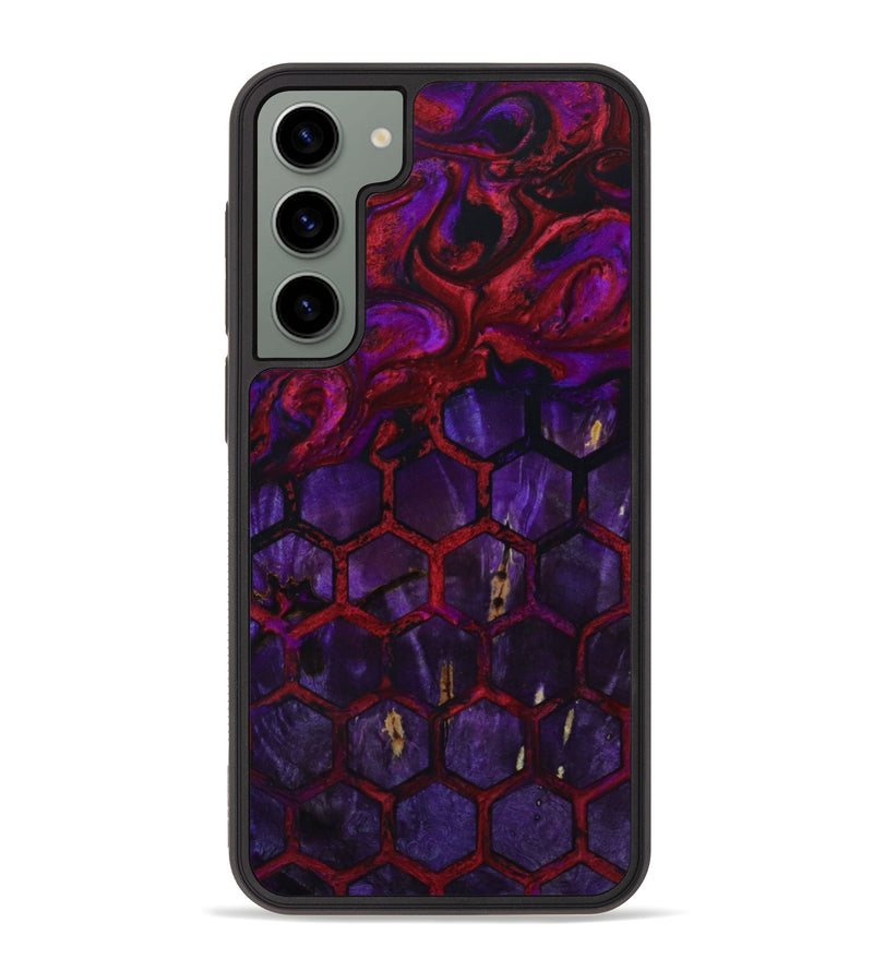 Galaxy S23 Plus Wood+Resin Phone Case - Evie (Pattern, 648509)