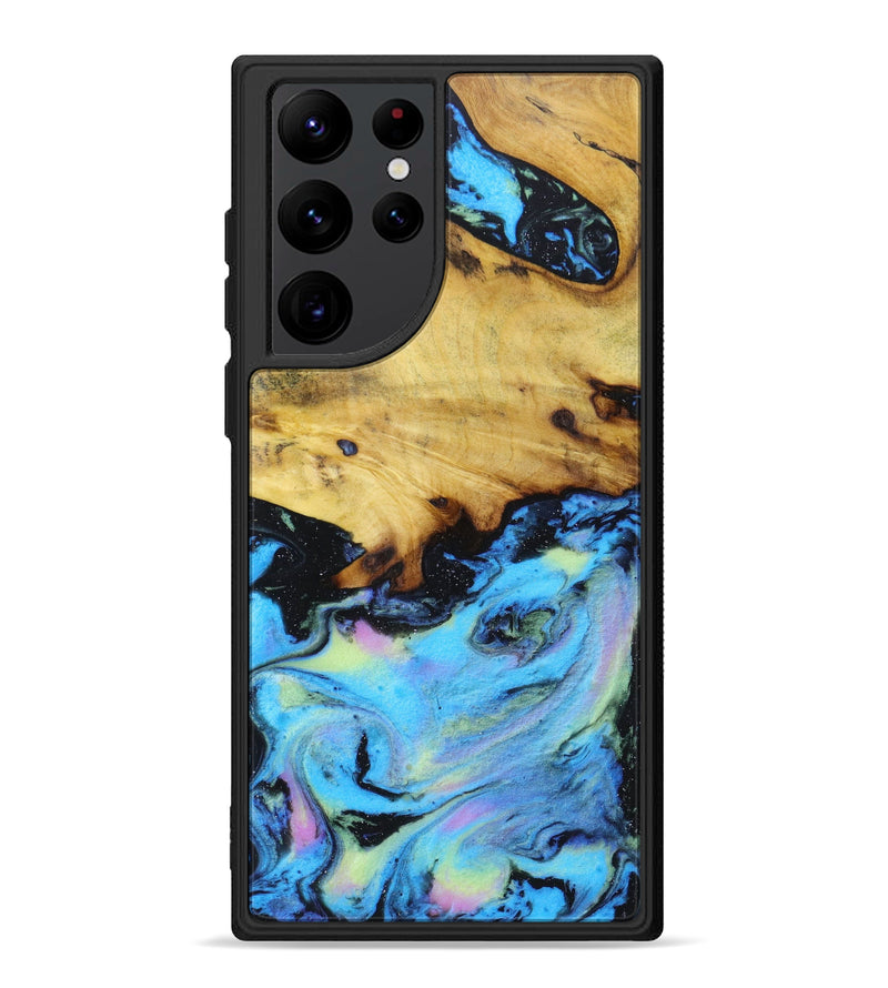 Galaxy S22 Ultra Wood+Resin Phone Case - Esteban (Aurora, 617659)