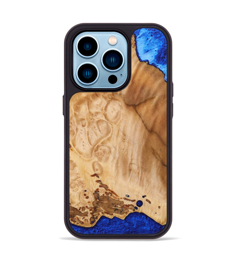 iPhone 14 Pro Wood+Resin Phone Case - Cassidy (Wood Burl, 646025)